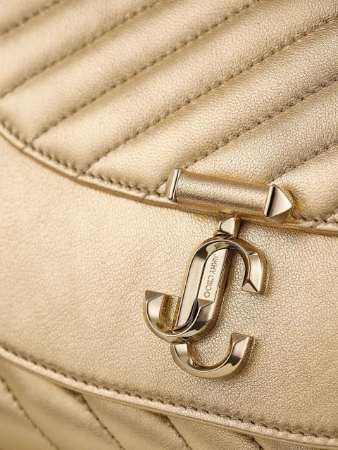 Jimmy Choo Curve clutch bag - Gold - zdjęcie produktu nr 2