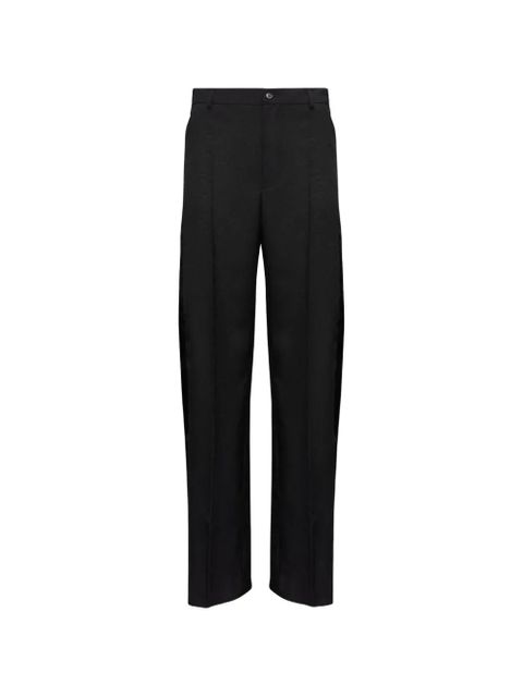 MM6 Maison Margiela creased trousers - Black - zdjęcie produktu nr 1