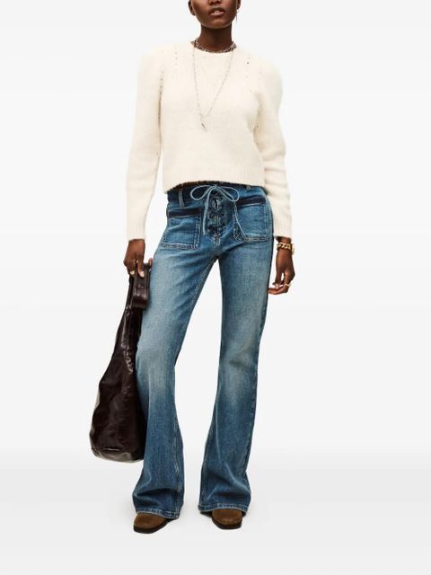 Ba&Sh Belma long-sleeve sweater - Neutrals