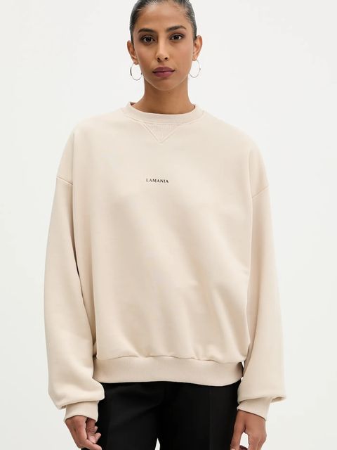 La Mania bluza damska kolor beżowy gładka MILKSHAKE - zdjęcie produktu nr 1