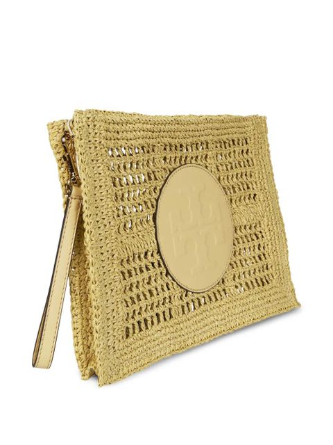 Tory Burch Ella hand-crocheted pouch - Neutrals