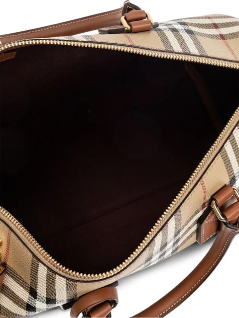 Burberry medium Check satchel bag - Neutrals