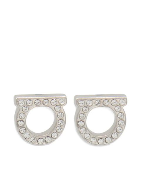 Ferragamo Gancini stud earrings - Silver - zdjęcie produktu nr 1