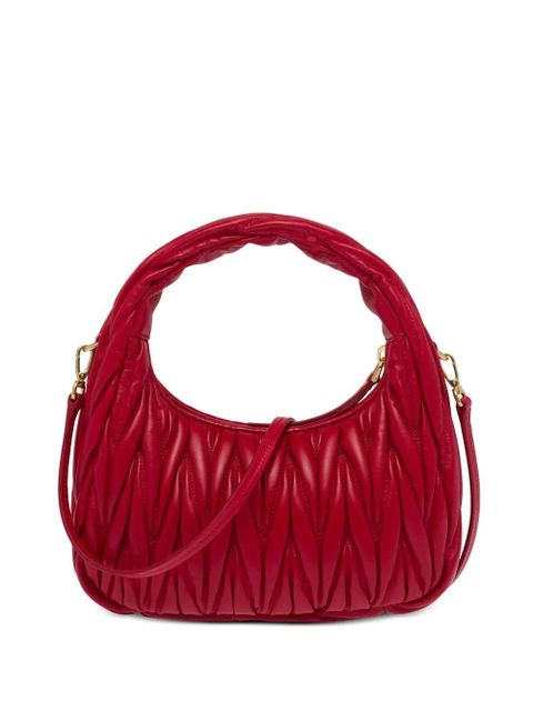 Miu Miu mini Wander matelassé shoulder bag - Red