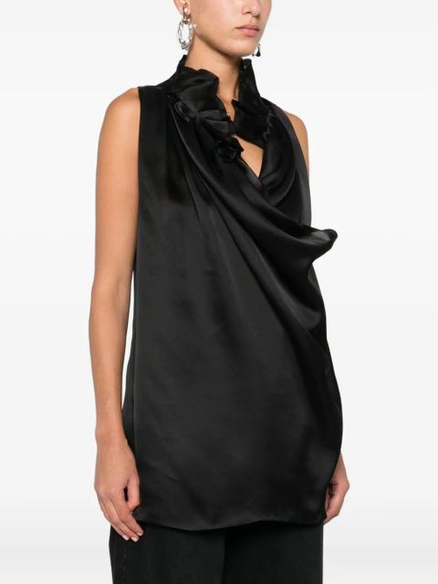 KHAITE Meegan Top - Black