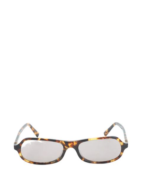 Miu Miu Eyewear Regard tortoiseshell-effect logo-plaque sunglasses - Brown - zdjęcie produktu nr 1
