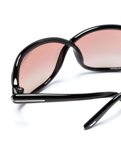 TOM FORD Eyewear Fernanda butterfly-frame sunglasses - Black