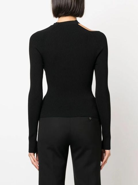 Simkhai cut-out detail knitted top - Black
