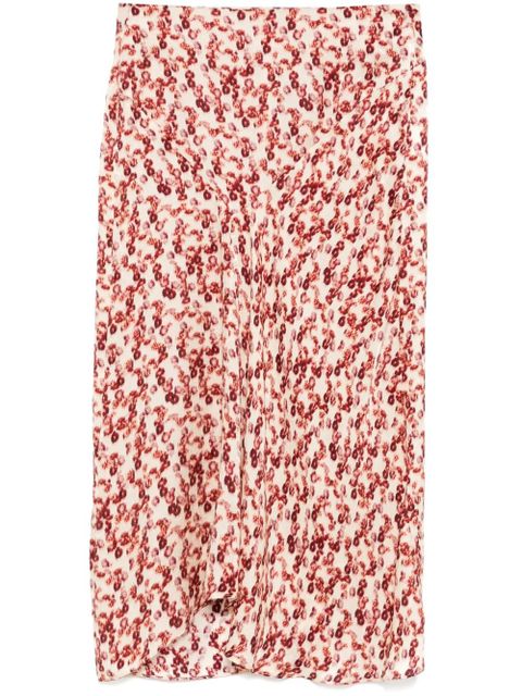 ISABEL MARANT Lisanne midi skirt - Neutrals - zdjęcie produktu nr 1