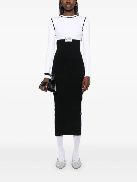 Jean Paul Gaultier colour-block maxi dress - White - zdjęcie produktu nr 2