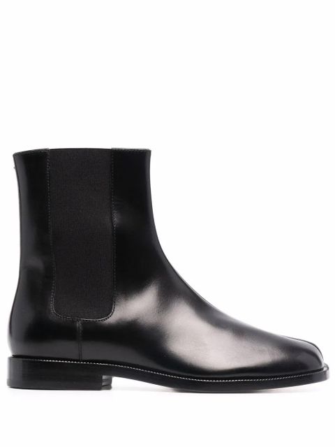 Maison Margiela Tabi leather Chelsea boots - Black - zdjęcie produktu nr 1
