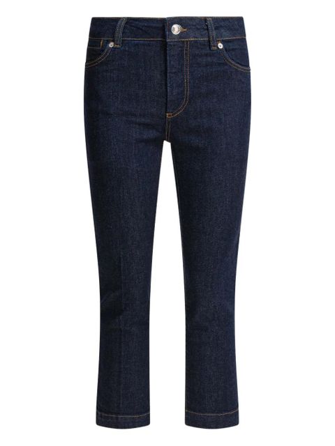 Sportmax logo-patch patch-pocket jeans - Blue - zdjęcie produktu nr 1