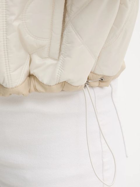 Calvin Klein Jeans kurtka dwustronna kolor beżowy przejściowa oversize LV044D511G