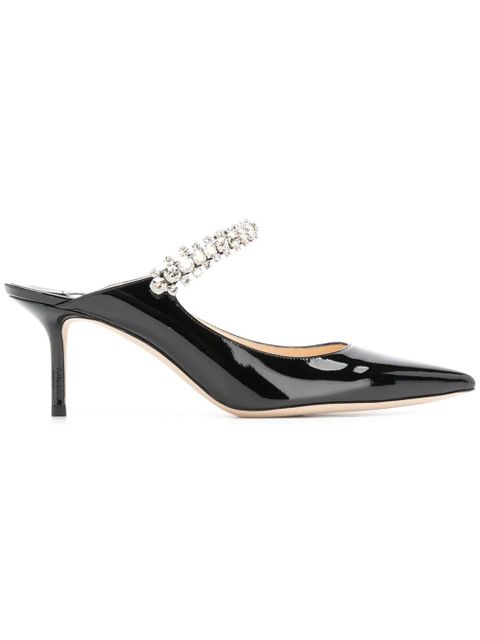 Jimmy Choo 65mm Bing leather mules - Black - zdjęcie produktu nr 1