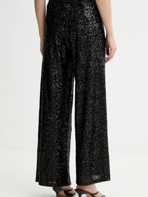 Answear.LAB spodnie damskie kolor czarny szerokie high waist