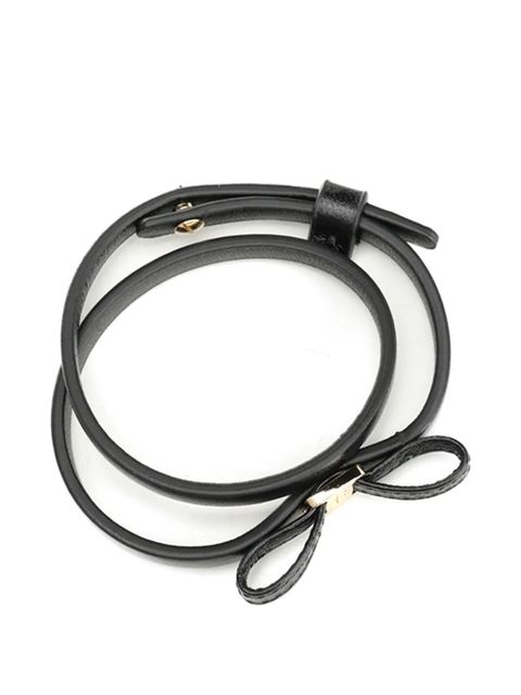 Ferragamo mini-bow wrap bracelet - Black - zdjęcie produktu nr 2
