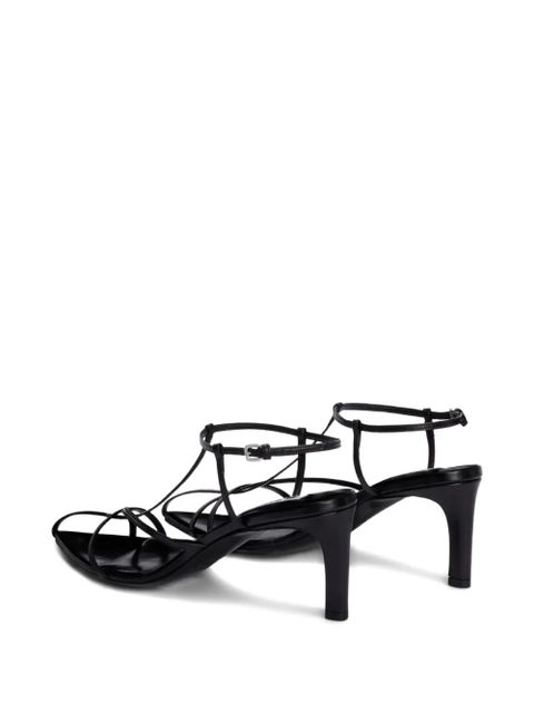 Jil Sander interwoven-straps pointed-toe pumps - Black