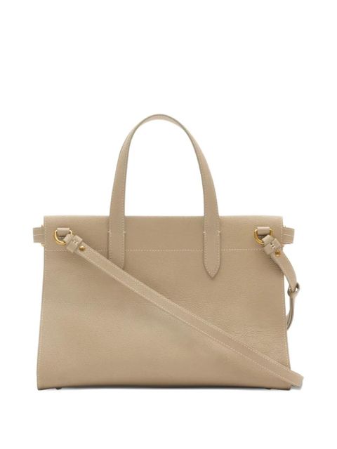 Burberry leather twist-lock tote bag - Neutrals - zdjęcie produktu nr 2