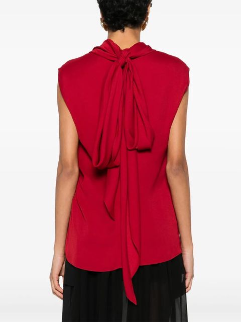 Lanvin draped blouse - Red