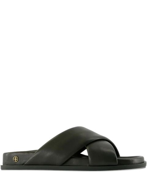 ANINE BING Emi crossover-strap sandals - Green - zdjęcie produktu nr 1