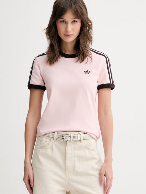 adidas Originals t-shirt damski bawełniany z elastanem - zdjęcie produktu nr 2