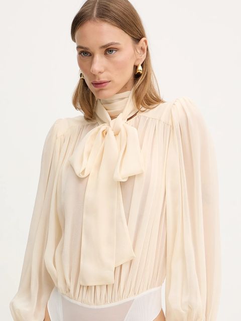 Elisabetta Franchi body jedwabne