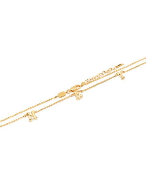 Missoma letter charm choker - Gold