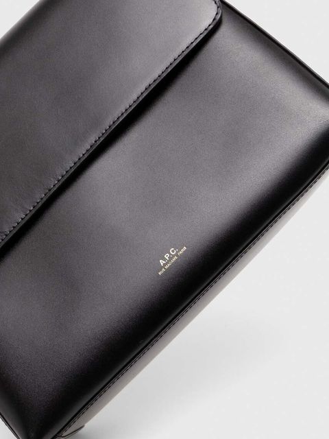 A.P.C. torebka skórzana sac virginie flap