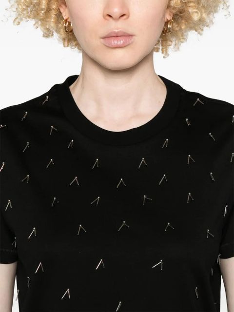 Moncler beaded T-shirt - Black