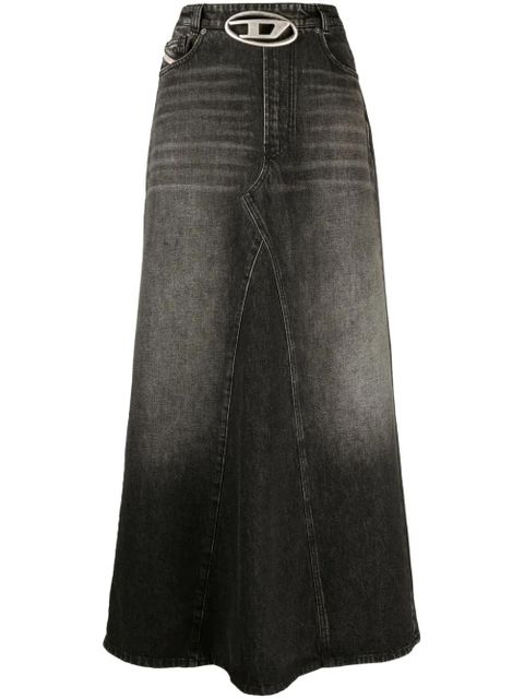 Diesel De-Pago denim maxi skirt - Grey - zdjęcie produktu nr 1