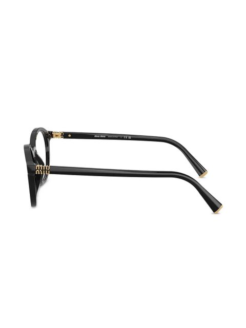 Miu Miu Eyewear round-frame glasses - Black