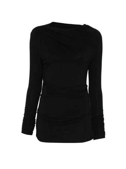 ENTIRE STUDIOS draped top - Black - zdjęcie produktu nr 1