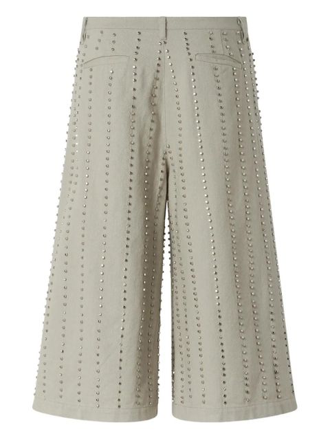 PINKO embellished cropped trousers - Grey - zdjęcie produktu nr 2