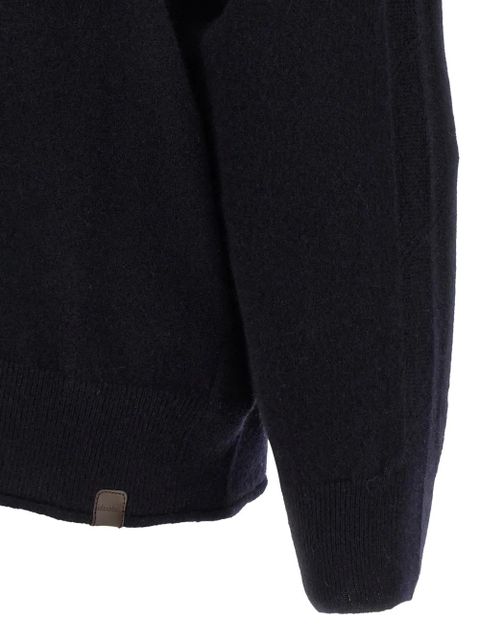 Max Mara zip cashmere hoodie - Blue