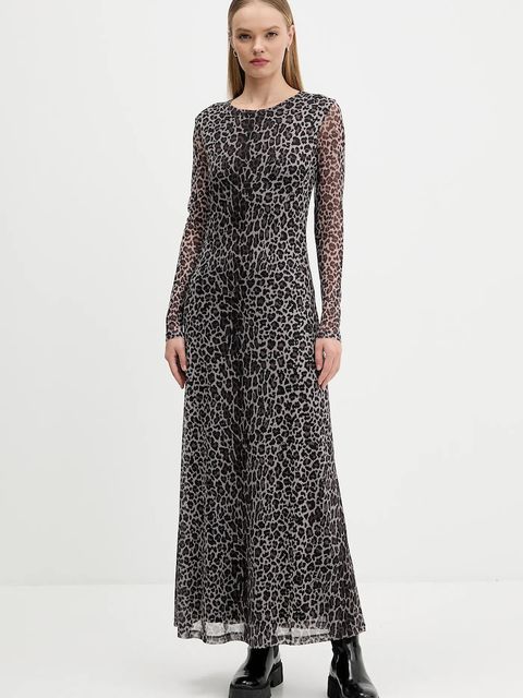 Tommy Jeans sukienka kolor brązowy maxi rozkloszowana DW0DW21511 - zdjęcie produktu nr 1