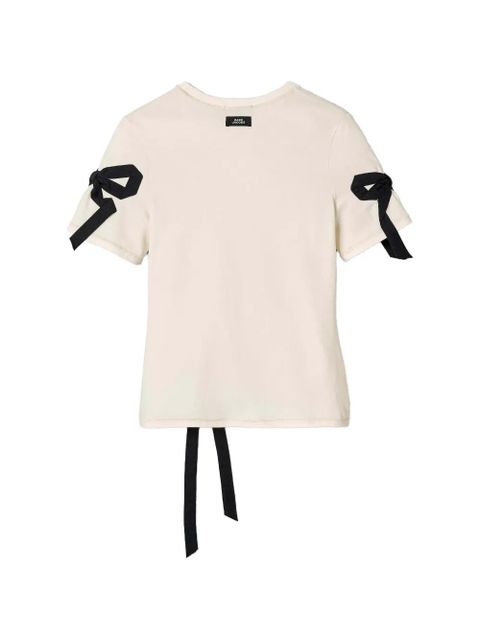 Marc Jacobs bow-print T-shirt - Neutrals - zdjęcie produktu nr 2