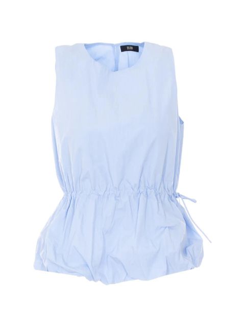 Eleh draped crew-neck top - Blue - zdjęcie produktu nr 1