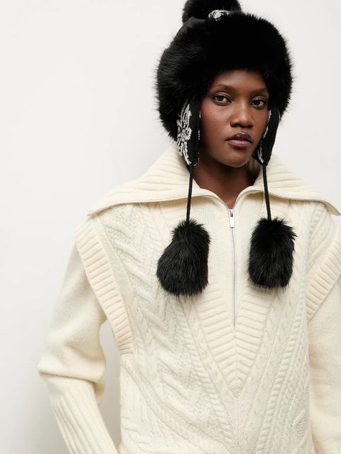 Answear.LAB czapka kolor czarny