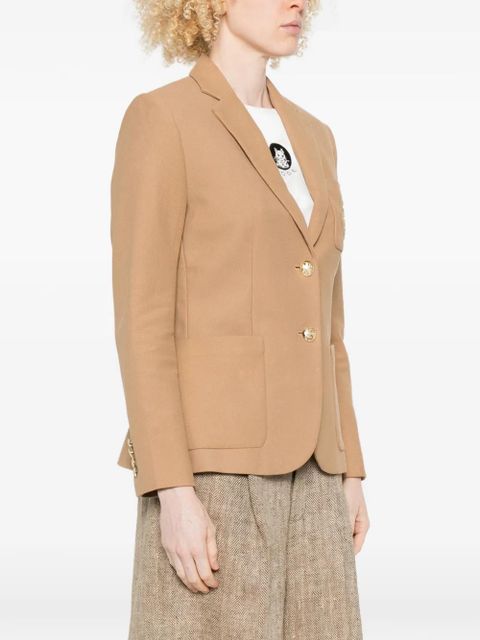 Lauren Ralph Lauren embroidery-detail chest-pocket blazer - Neutrals
