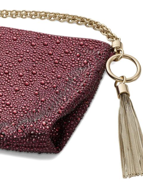 Jimmy Choo Callie crystal chain clutch bag - Purple - zdjęcie produktu nr 2
