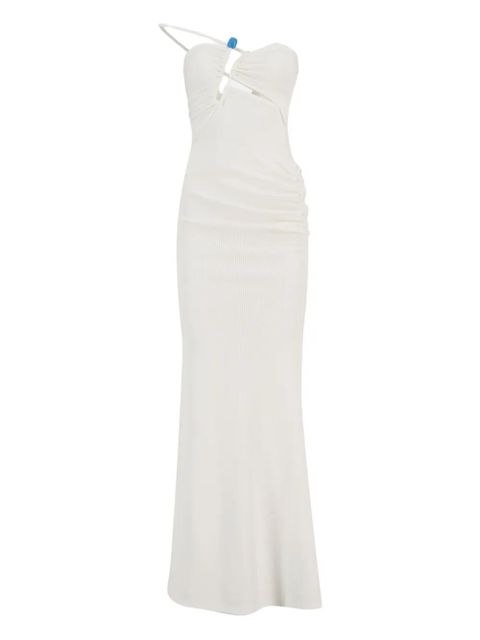 Christopher Esber Crystal Pin Cutaway Cami maxi dress - White - zdjęcie produktu nr 1