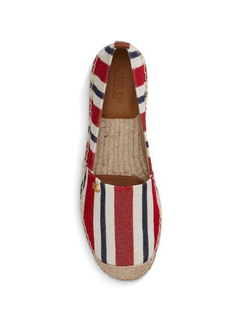 Lauren Ralph Lauren Cameryn III striped espadrille - Red