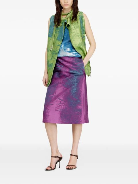 Diesel biker-straps vest - Green - zdjęcie produktu nr 2