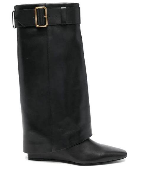 Simkhai 70mm Frejya leather boots - Black - zdjęcie produktu nr 1