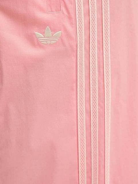 adidas Originals spodnie Wideleg Pant damskie kolor różowy proste high waist KC0676