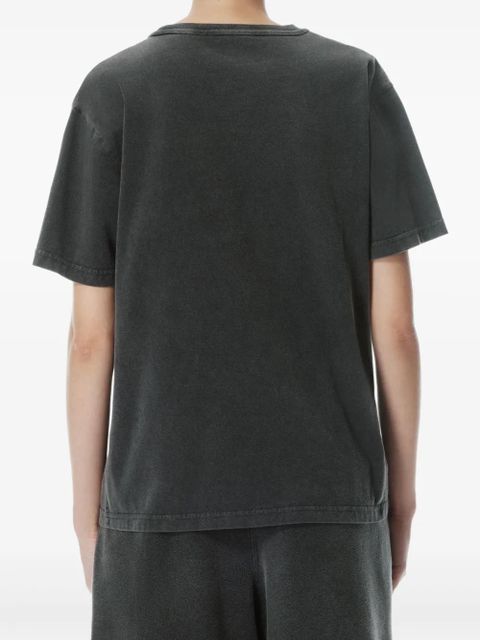 Alexander Wang logo-print cotton T-shirt - Black