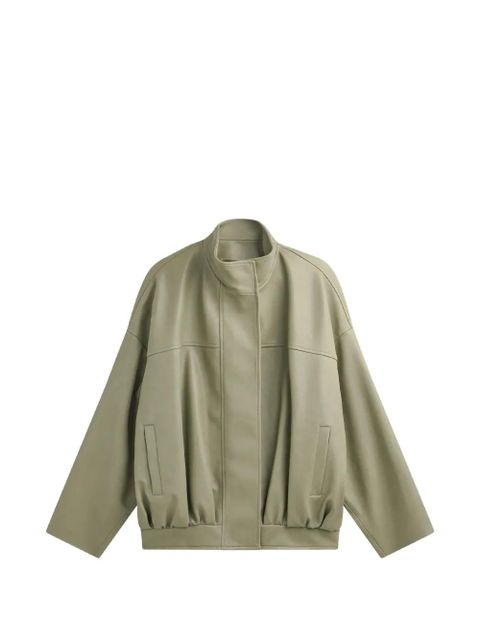 The Frankie Shop Veren panelled bomber jacket - Green - zdjęcie produktu nr 1