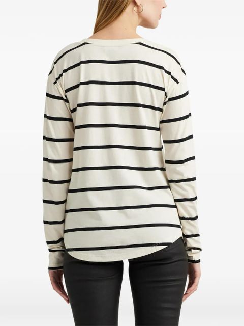 Lauren Ralph Lauren striped long-sleeve T-shirt - Neutrals