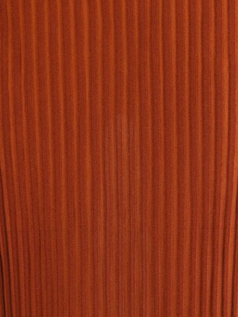 Gabriela Hearst Krause ribbed-knit skirt - Orange