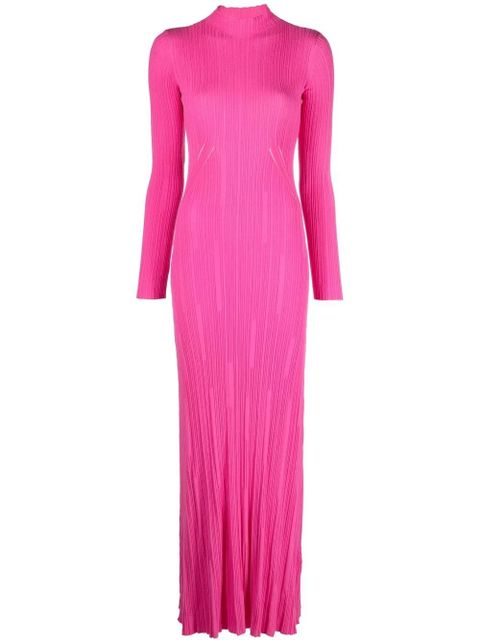 Jacquemus Lenzuolo pleated long dress - Pink - zdjęcie produktu nr 1